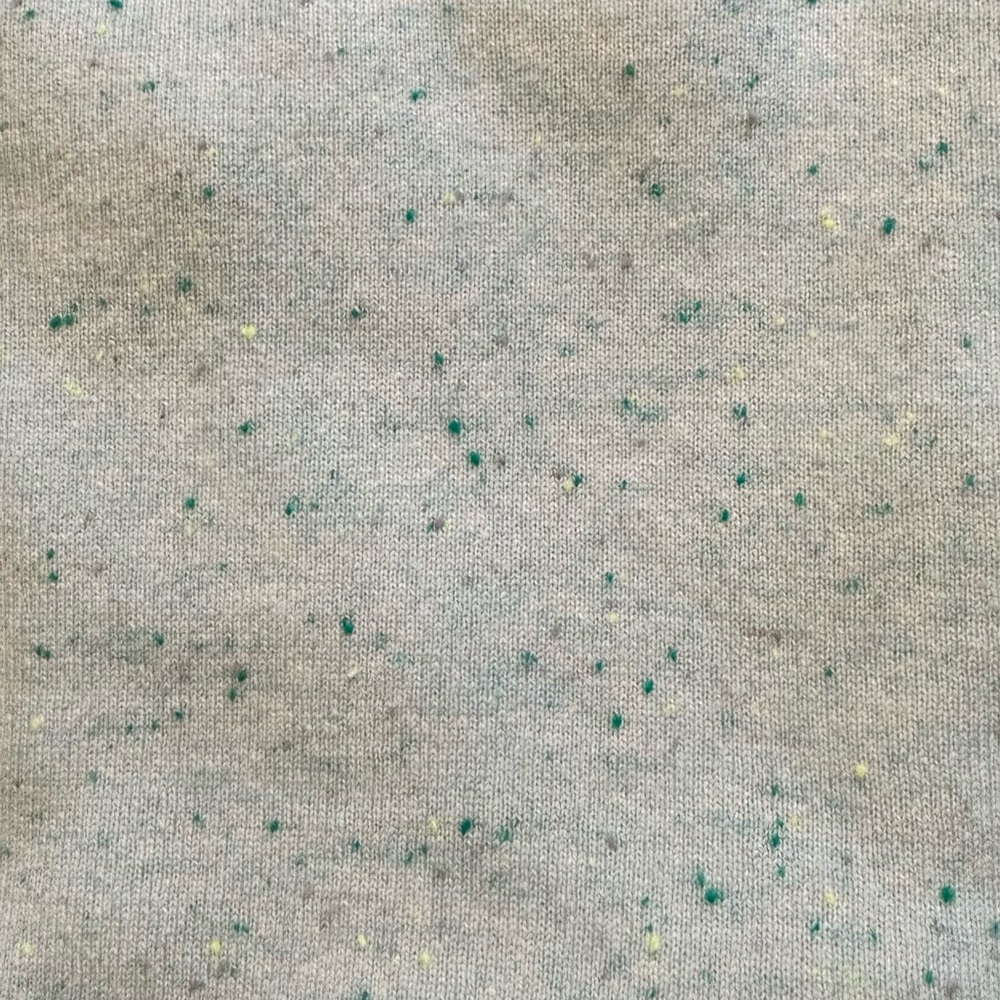 Mint speckled PURE COLLECTION sweater 100% cashmere beautiful scoop neck style - Picture 3 of 6